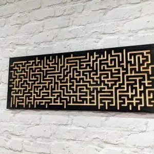 Square Geometric Art | Wooden Wall Art | Home Decor | Wall Decorations