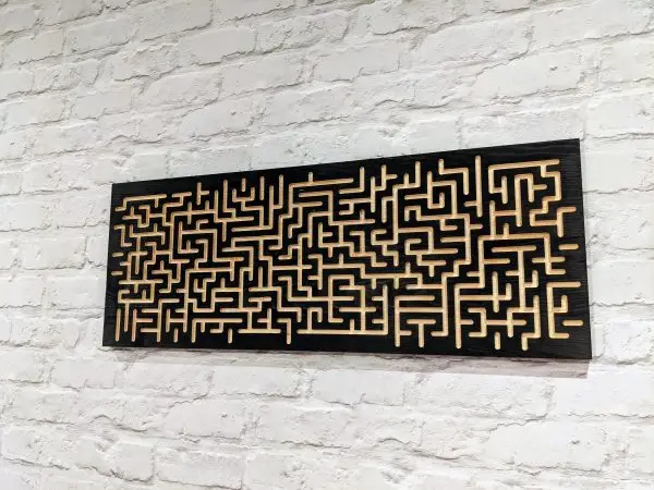 Square Geometric Art | Wooden Wall Art | Home Decor | Wall Decorations