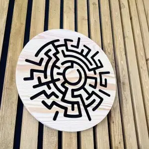 Circular Wooden Wall Art | Home Decor | Wall Decorations | Modern Art