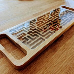 Wooden Labyrinth Game with Ball | Kids Intelligence Development | Parent-child Board Game | Tilting Maze Game | Balance Game