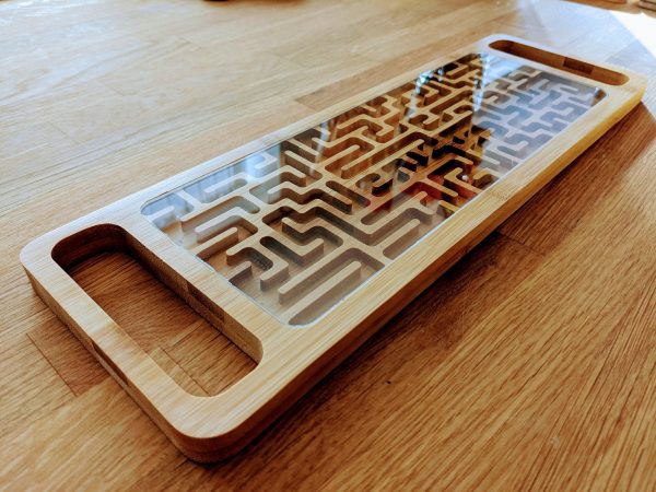Wooden Labyrinth Game with Ball | Kids Intelligence Development | Parent-child Board Game | Tilting Maze Game | Balance Game