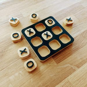 Noughts and Crosses | Board game | Tic Tac Toe Game | Wooden game