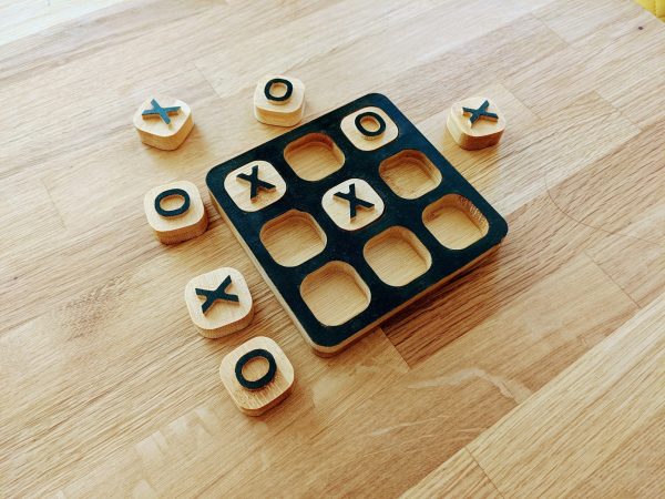 Noughts and Crosses | Board game | Tic Tac Toe Game | Wooden game
