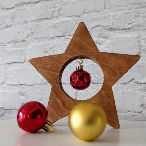 Star with Christmas bauble | Holidays decoration | Christmas ornament