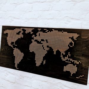 World map Wooden Wall Art | Home Decor | Wall Decoration
